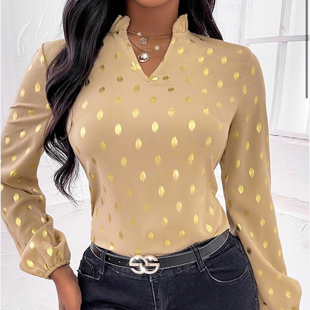 Long Sleeve Print Top